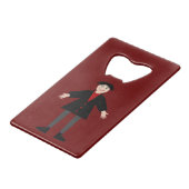 Niedlich Halloween Vampire Custom Geldbeutel Flaschenöffner (Vorderseite Schrägansicht)