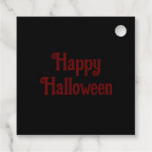 Niedlich Halloween Vampire Custom Geschenkanhänger (Rückseite)