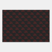 Niedlich Halloween Vampire Custom Geschenkpapier Set (Vorderseite 2)