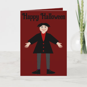 Niedlich Halloween Vampire Custom Karte