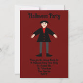 Niedlich Halloween Vampire Custom Magneteinladung (Vorderseite)