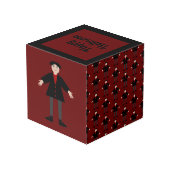 Niedlich Halloween Vampire Custom Würfel (Rückseite Schrägansicht)