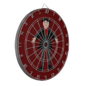 Niedlich Halloween Vampire Dartscheibe (Vorderseite Links)
