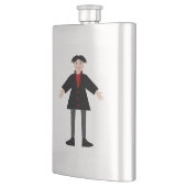 Niedlich Halloween Vampire Flachmann (Links)