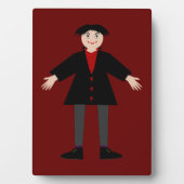 Niedlich Halloween Vampire Fotoplatte (Vorderseite)