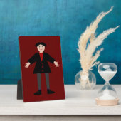 Niedlich Halloween Vampire Fotoplatte (Seite)