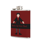 Niedlich Halloween Vampire Funny Custom Flachmann (Links)