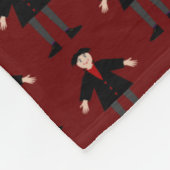 Niedlich Halloween Vampire Gemustert Fleecedecke (Ecke)