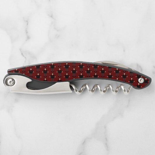 Niedlich Halloween Vampire Gemustert Kellnermesser (Vorderseite)