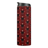 Niedlich Halloween Vampire Gemustert Thermosbecher (Nach rechts gedreht)