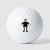 Niedlich Halloween Vampire Golfball (Vorderseite)