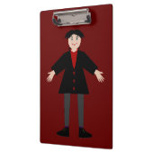 Niedlich Halloween Vampire Klemmbrett (Links)