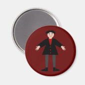 Niedlich Halloween Vampire Magnet (Vorderseite/Rückseite)