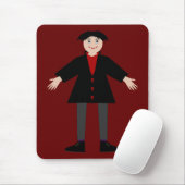 Niedlich Halloween Vampire Mousepad (Mit Mouse)