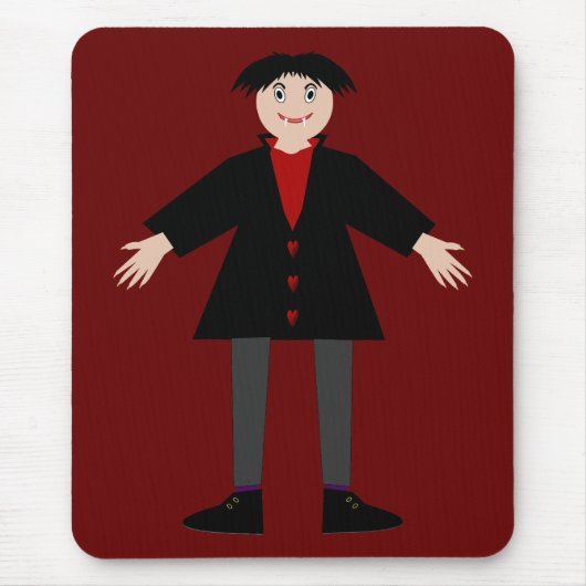 Niedlich Halloween Vampire Mousepad (Vorne)