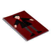 Niedlich Halloween Vampire Notizblock (Rechte Seite)