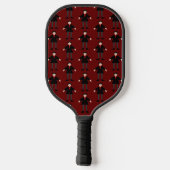 Niedlich Halloween Vampire Pickleball Schläger (Rückseite)