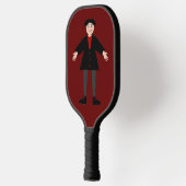 Niedlich Halloween Vampire Pickleball Schläger (Links)