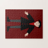 Niedlich Halloween Vampire Puzzle (Horizontal)