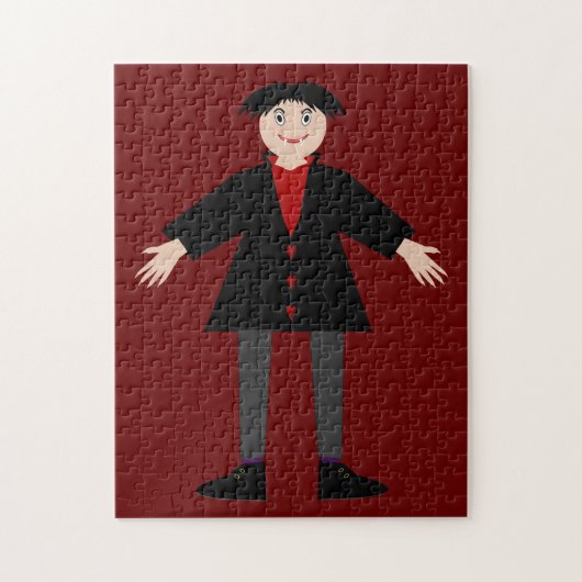 Niedlich Halloween Vampire Puzzle (Vertikal)