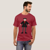 Niedlich Halloween Vampire T-Shirt (Vorne ganz)