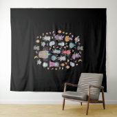 Niedlich Halloween Wandteppich (Beispiel (Horizontal))