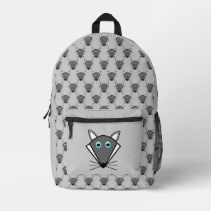 Niedlich Halloween Wolf Bedruckter Rucksack
