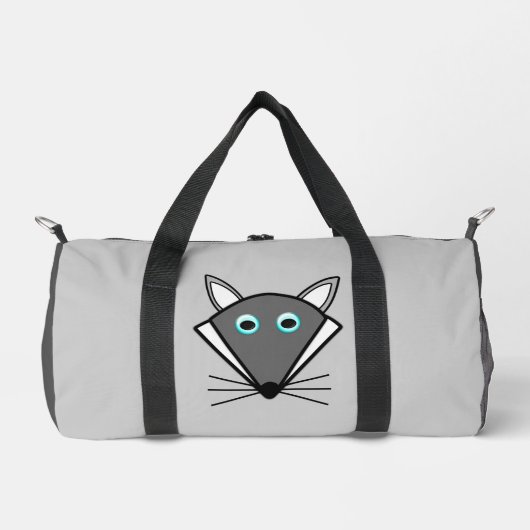 Niedlich Halloween Wolf Duffle Bag (Vorderseite)