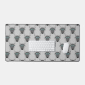 Niedlich Halloween Wolf Gemustert Schreibtischunterlage (Tastatur & Maus)