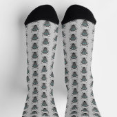 Niedlich Halloween Wolf Gemustert Socken (Oben)