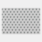Niedlich Halloween Wolf Geschenkpapier Set (Vorderseite 3)