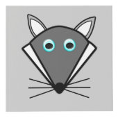 Niedlich Halloween Wolf Personalisiert Würfel (Vorderseite)