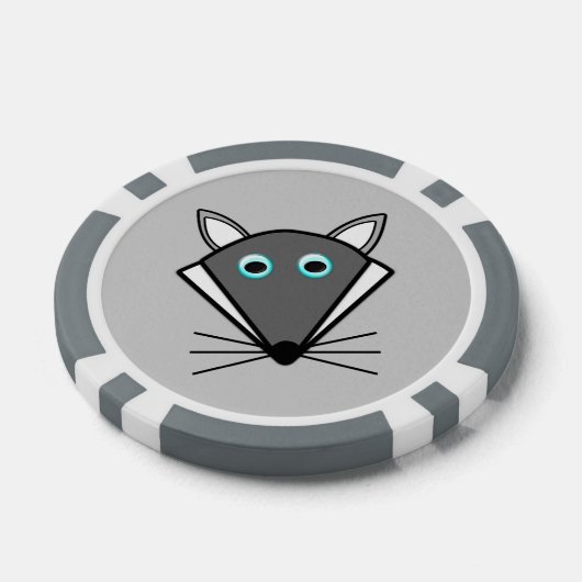 Niedlich Halloween Wolf Pokerchips (Einzeln)