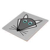 Niedlich Halloween Wolf Tile Fliese (Seite)