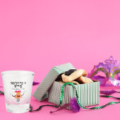 Niedlich Hamantaschen A Freilichen Purim Schnapsglas