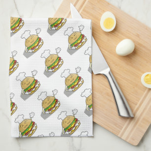 Niedlich Hamburger Geschirrtuch