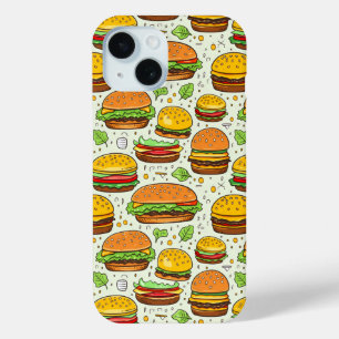 Niedlich Hamburgers Pattern Case-Mate iPhone Hülle