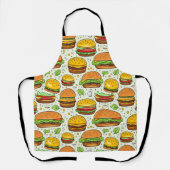 Niedlich Hamburgers Pattern Schürze (Vorderseite)