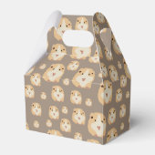 Niedlich Hamster Brown Pattern Geschenkschachtel (Vorderseite)