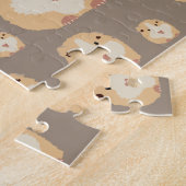 Niedlich Hamster Brown Pattern Puzzle (Seite)