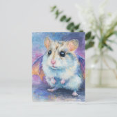 Niedlich Hamster Dragon Postkarte (Stehend Vorderseite)