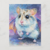 Niedlich Hamster Dragon Postkarte (Vorderseite)