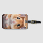 Niedlich Hamster Gepäckanhänger (Vorderseite (Horizontal))
