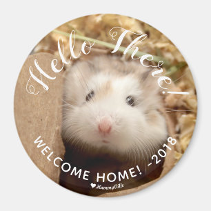 Niedlich Hamster Hello There Welcome Zuhause Magnet
