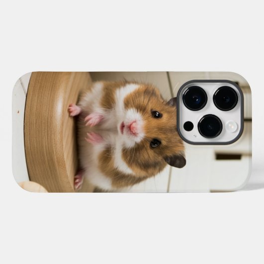 Niedlich Hamster iPhone Case (Rückseite (Horizontal))