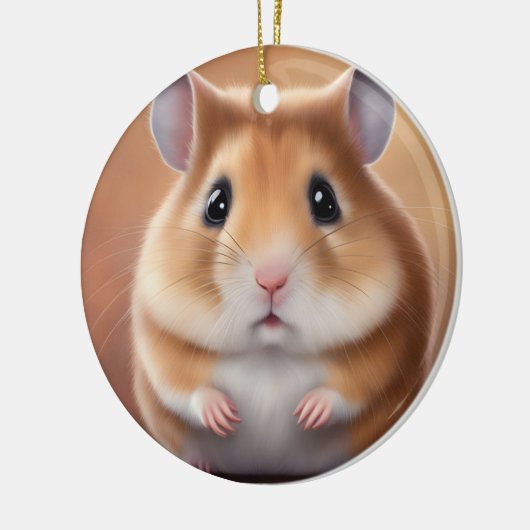 Niedlich Hamster Keramik Ornament (Links)