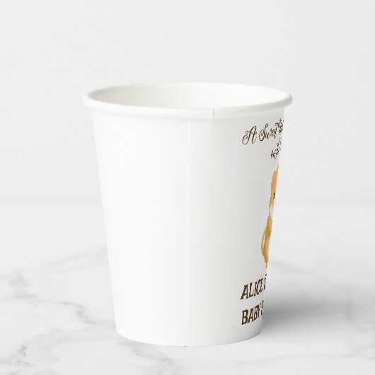 Niedlich Hamster-Kinderdusche Pappbecher (Rechts)