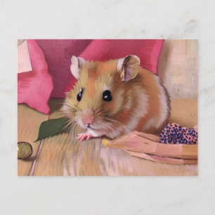 Niedlich Hamster Postkarte