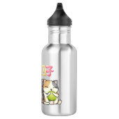 Niedlich Hanami Dango Cat Trio Edelstahlflasche (Rechts)
