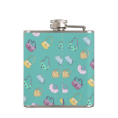 Niedlich Handgezogene Handtaschen Doodles Muster A Flachmann (Rückseite)